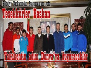 Yakakent Belediye Başkanından Atasporumuza hizmet