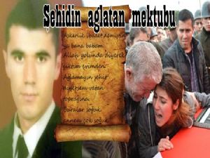 Şehidimizin ağlatan mektubu 