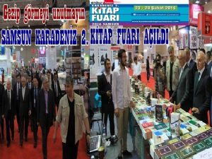 TÜYAP Samsun Karadeniz 2. Kitap Fuarı açıldı