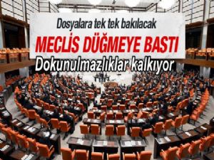 TBMM dokunulmazlıklara dokunmaya hazırlanıyor