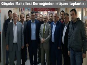 Kavak İlçesi Göçebe Mahallesi Derneğinden istişare toplantısı