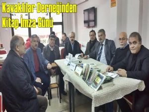 Kavaklılar Derneği'nden kitap imza günü etkinliği