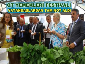 Samsun Ot Yemekleri Festivalinde sağlıklı ürünler sergilendi