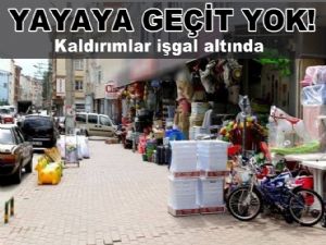 Yaya geçitleri işgal altında