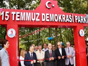 '15 Temmuz Demokrasi Parkı'na duygulandıran açılış