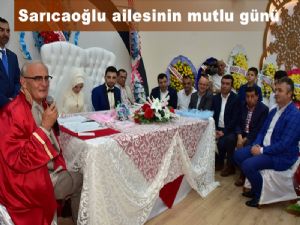 Sarıcaoğlu ailesinin  mutlu günü