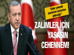 Erdoğan; Döktükleri kanda boğulacaklardır