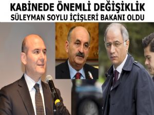 Efgan Ala bıraktı İçişleri Bakanlığına Süleyman Soylu getirildi