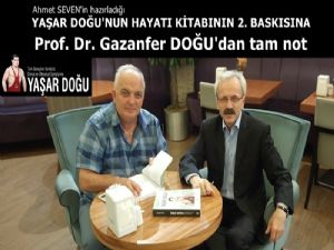 Prof. Dr. Gazanfer Doğu'dan YAŞAR DOĞU kitabına tam not