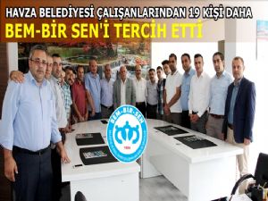  BEM-BİR-SEN Havza'da Sosyal Denge sözleşmesine hazır