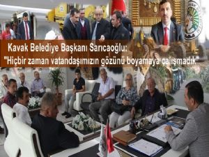 Sarıcaoğlu; 'Vatandaşımızın gözünü boyamaya çalışmadık'