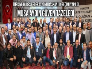 Türkiye Güreş Federasyonu Musa Aydın'la yola devam dedi