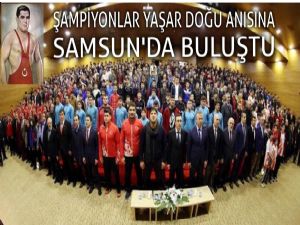 Yaşar Doğu 56. vefat yılında Samsun'da Şampiyonlarla anıldı