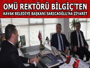  Samsun OMÜ Rektöründen Sarıcaoğlu'na Ziyaret 