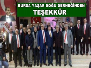 Bursa Kavak Yaşar Doğu Derneği Tirit Gecesine yoğun katılım 