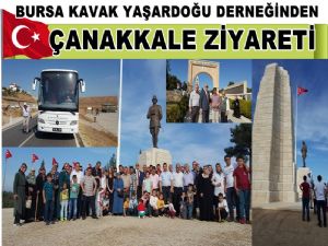 Bursa Kavak Yaşar Doğu Derneği Çanakkale'de