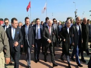  Bilal Erdoğan Samsun'da  sevgi gösterisi ile karşılandı