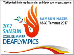 Samsun 23. Yaz Deafolimpik Olimpiyat Oyunlarına hazırlanıyor