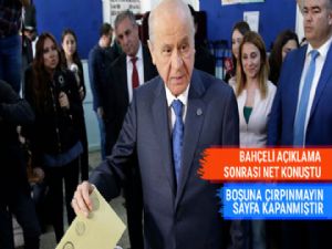 Bahçeli, 'Deneyimli kriz ustaları boşuna çırpınmasın'