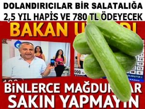 Ekran dolandırıcılarına salatalık başına ceza geldi