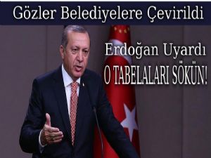 Cumhurbaşkanı Erdoğan uyardı: Bu tabelaları sökün