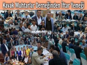 Kavak Muhtarlar Derneğinden Görkemli İftar Programı