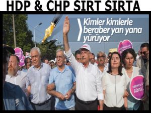 Sırtını dağa yaslayan HDP ve sırtını HDP'ye yaslayan CHP