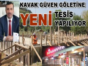 Kavak'ta Güven Göletine Yeni Tesis yapılıyor 