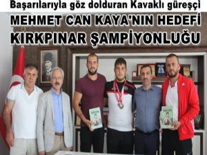 Kavaklı Güreşçinin Hedefi Kırkpınar Şampiyonluğu