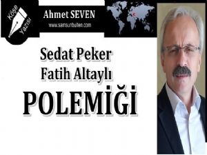 Sedat Peker ve Fatih Altaylı Polemiği