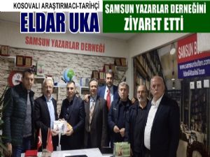 Eldar Uka Samsun Yazarlar Derneğini Ziyaret Etti