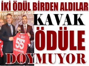 GECEDE İKİ ÖDÜL BİRDEN ALAN TEK İLÇE KAVAK OLDU 