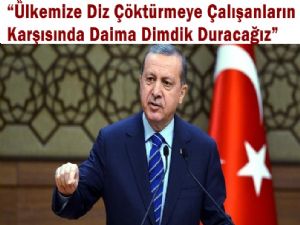 Cumhurbaşkanı Erdoğan dosta güven düşmana korku verdi  