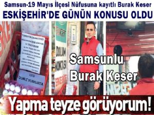 Eskişehir Burak Keser'in onurlu davranışını konuşuyor