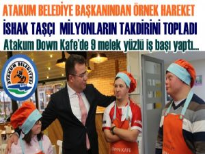 Atakum Down Kafe'de 9 melek yüzlü iş başı yaptı