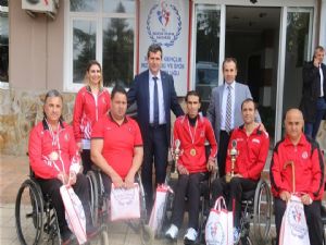 Samsun Bedensel Engelli Atıcılık sporcularından ziyaret 
