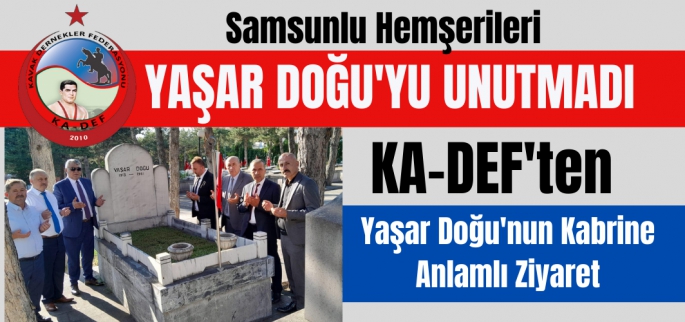 Hemşerileri Yaşar Doğu'yu unutmadı