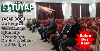 Ahmet Seven'den Yaşar Doğu Konferansında boş salon sitemi 