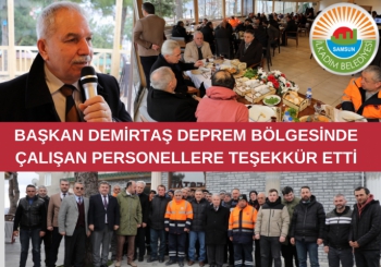 Başkan Demirtaş: Depremzedelere karşı görevimize devam ediyoruz