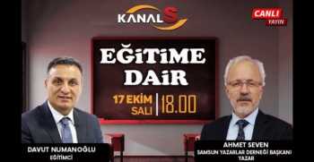 Davut Numanoğlu'nun Kanal S'de sunduğu program konuğu Ahmet Seven olacak