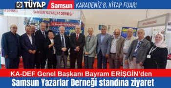KA-DEF Genel Başkanı Bayram Erişgin Tüyap Kitap Fuarını ziyaret etti