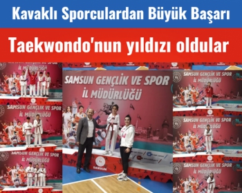 Kavaklı sporcular 9 madalya ile döndü
