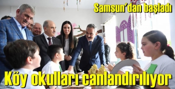 Milli Eğitim Bakanlığı Samsun'dan başladı Köy Okulları hayata geçiyor