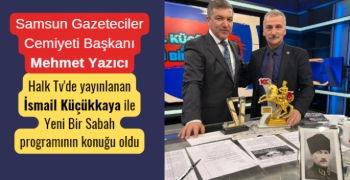 Gazeteci Mehmet Yazıcı  İsmail Küçükkaya ile 'Yeni Bir Sabah' Programının konuğu oldu