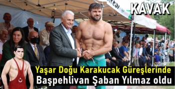 Yaşar Doğu Karakucak Güreşleri Başpehlivanı Şaban Yılmaz oldu