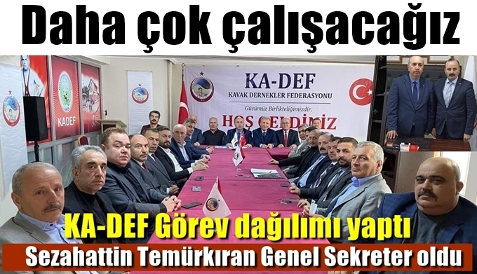 KA-DEF Genel Başkanı Bayram Erişgin: Gücümüz Birliğimizdir