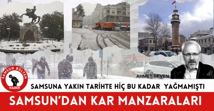 Kar yağışı Samsunluların psikolojisini olumlu etkiledi