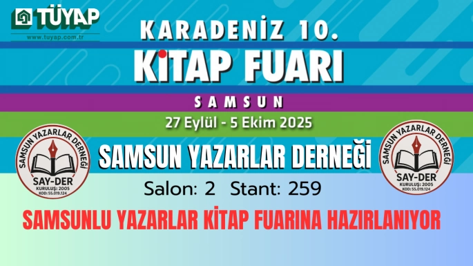 Karadeniz 10. Kitap Fuarı 27 Eylül'de Kapılarını Açıyor