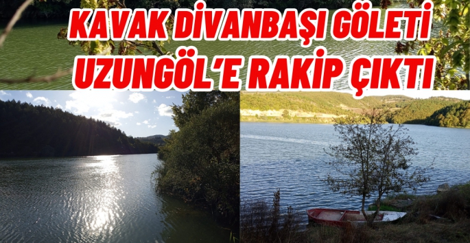 Kavak Divanbaşı Göleti Uzungöl'e rakip çıktı