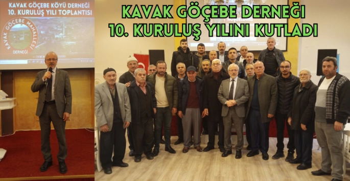 Kavak Göçebe Mahallesi Derneği 10. Kuruluş yıldönümünü kutladı